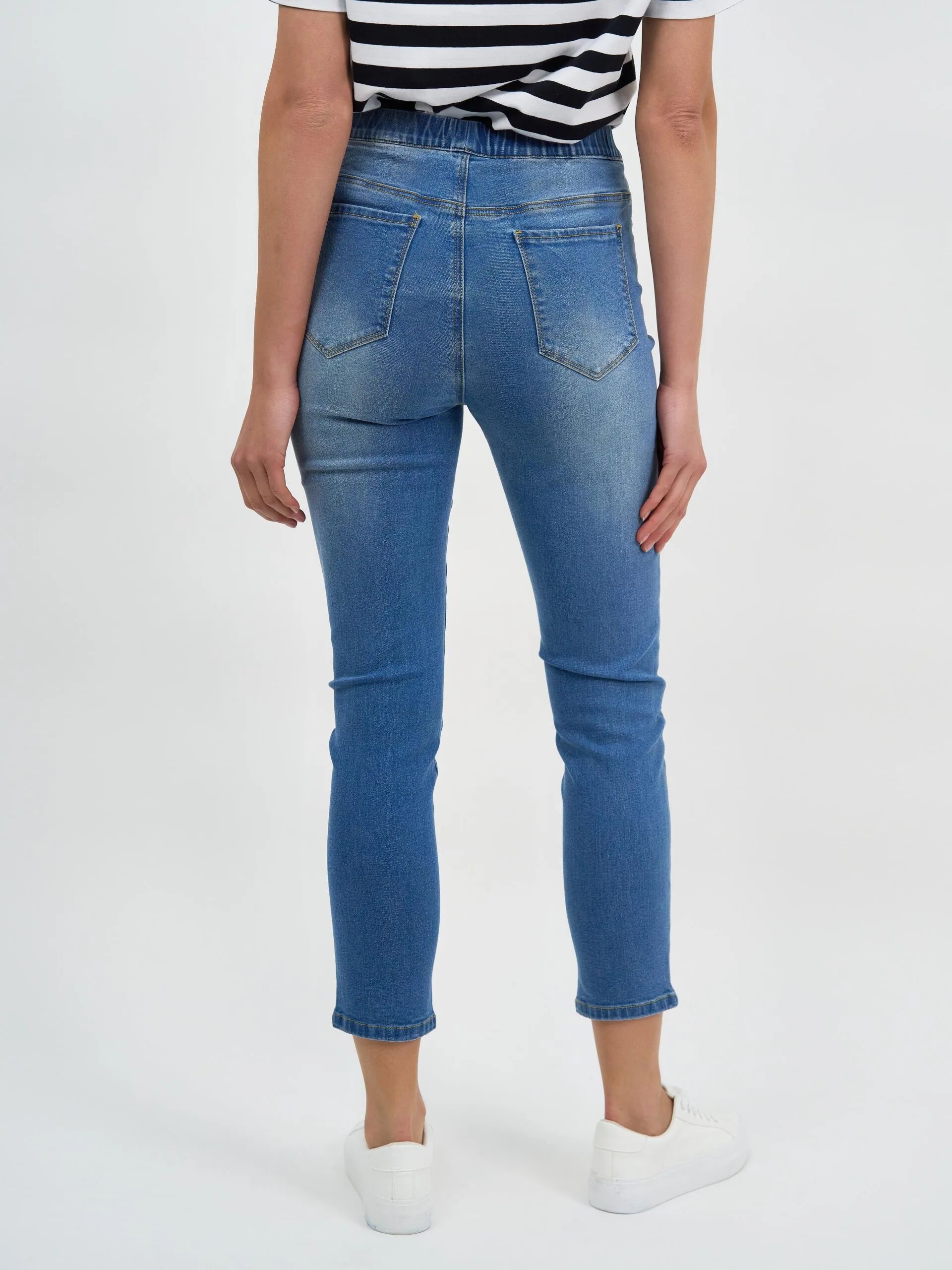 Chicago Stretch Pull On Jeans Blue Threadz