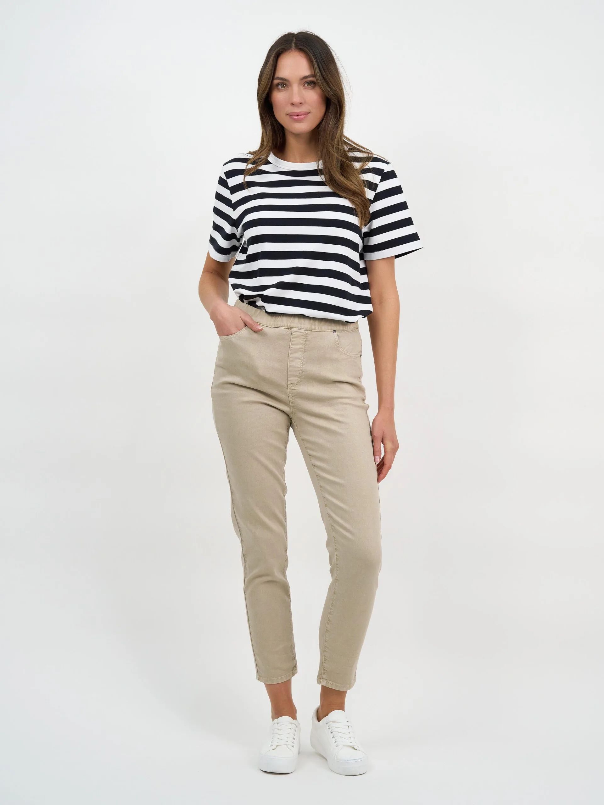 Chicago Stretch Pull On Jeans Natural Threadz