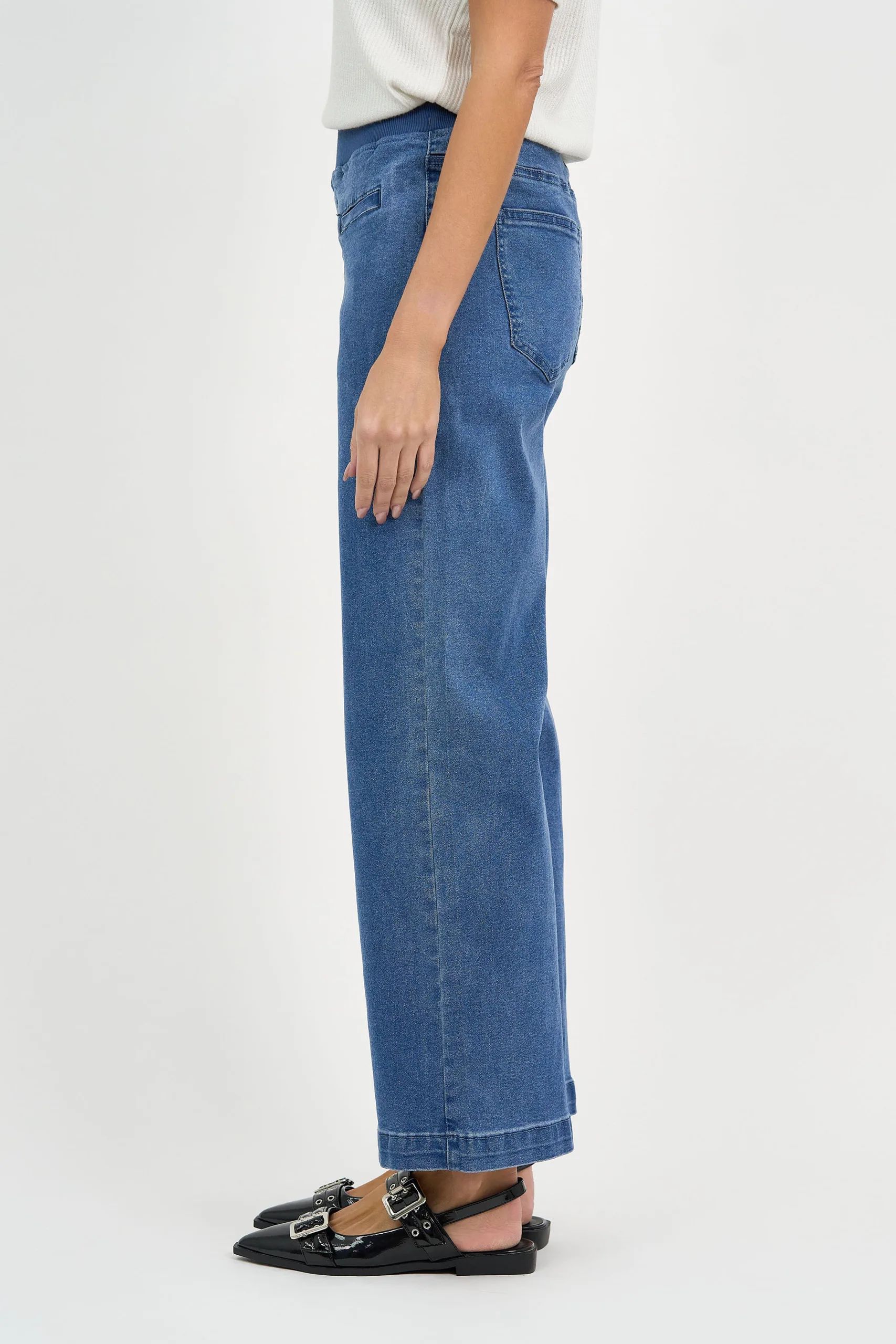 Maddy Wide Leg Jean Blue Threadz