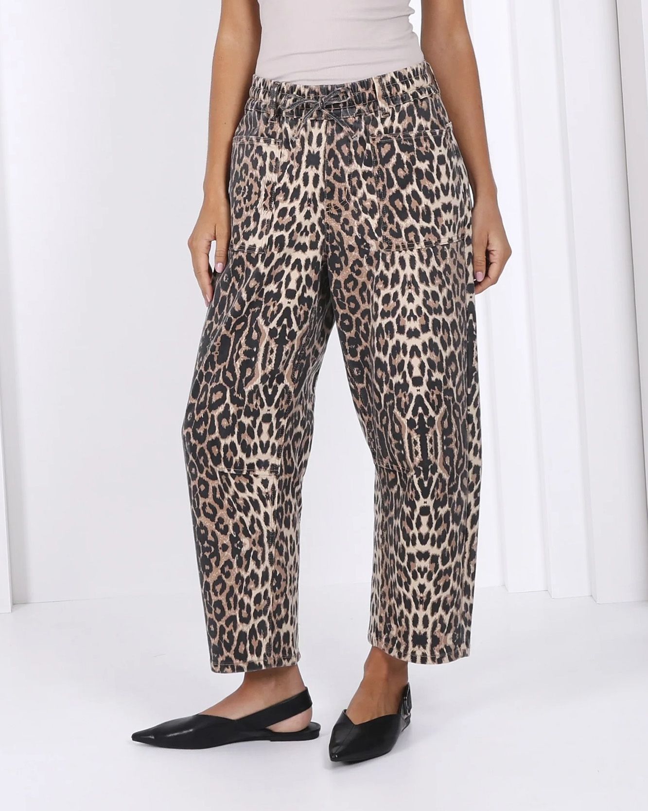 Leo Barrel Jean Leopard Monaco Jeans