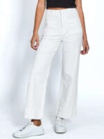Pocket Front Wide Leg Jean Blue Leoni