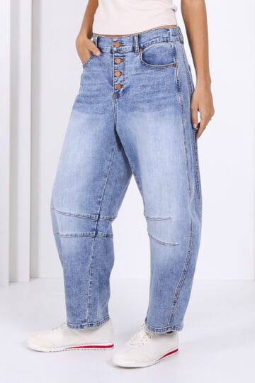 Carson Barrel Jean Blue Monaco Jeans Carson Barrel Jean Blue Monaco Jeans