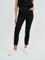 Distressed Pull On Jean White Threadz