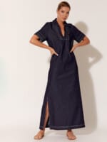 Stitch Detail Maxi Dress