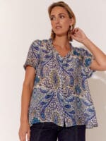 Vee Neck Sheer Shirt