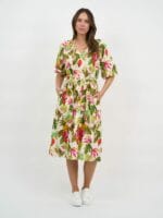 Linen Midi Dress