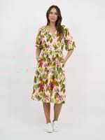 Linen Midi Dress