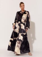 Satin Tier Skirt
