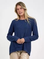 Double Pocket Knit Navy Worthier