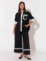 Contrast Poplin Shirt