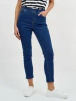Chicago Stretch Pull On Jeans Blue Threadz