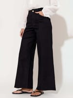 Stitch Detail Pant Cream adorne