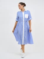 Cotton Relaxed Shirt Dress