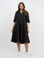 Cotton Relaxed Shirt Dress