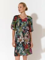 Puff Sleeve Short Dress