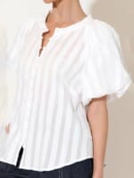 Cotton Self Stripe Shirt