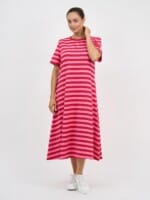 Cotton Jersey Dress Ink Liberty Rose