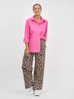 Pocket Detail Cotton Pant