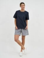 Stitch Detail Cotton Tee