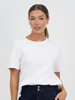 Cotton Jersey Stripe Tee Stripe Liberty Rose