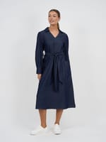 Collared Denim Dress
