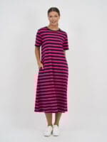 Straight Cotton Jersey Dress