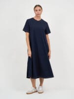 Cotton Jersey Dress Ink Liberty Rose