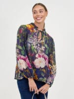 Frill Neck Tie Top