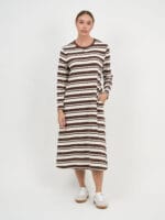 Straight Cotton Jersey Dress