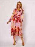 Silk Shirt Dress