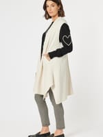 Ribbed Longline Cardigan