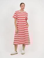 Straight Cotton Jersey Dress