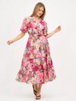 Tier Detail Dress Light Blue Liberty Rose