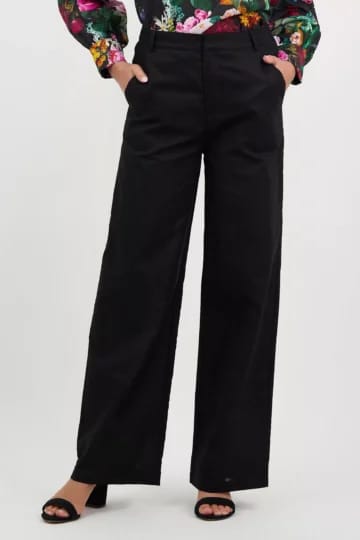 Essential Linen Pant Black Liberty Rose Essential Linen Pant Black Liberty Rose