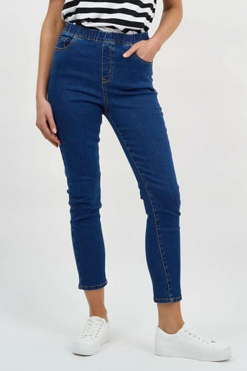 Chicago Stretch Pull On Jeans Dark Denim Threadz
