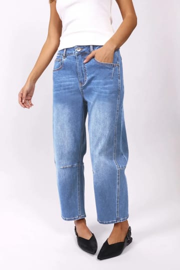 Toni Barrel-Leg Jeans Light Blue Monaco Jeans