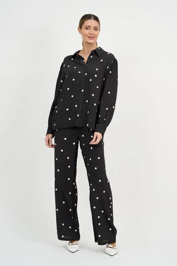 Viscose Relaxed Shirt Black Liberty Rose