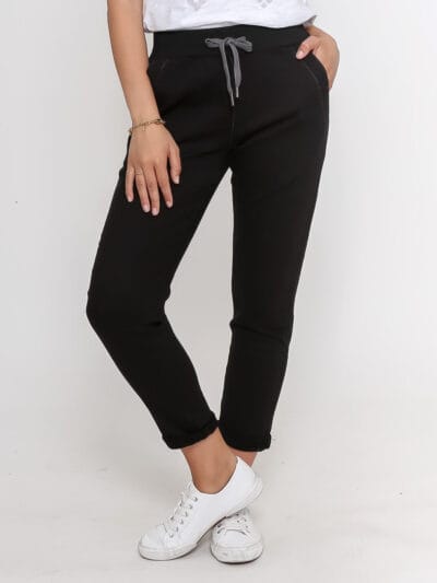 Chino Jogger Black Leoni