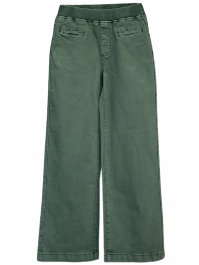Maddy Wide Leg Jean Khaki Threadz