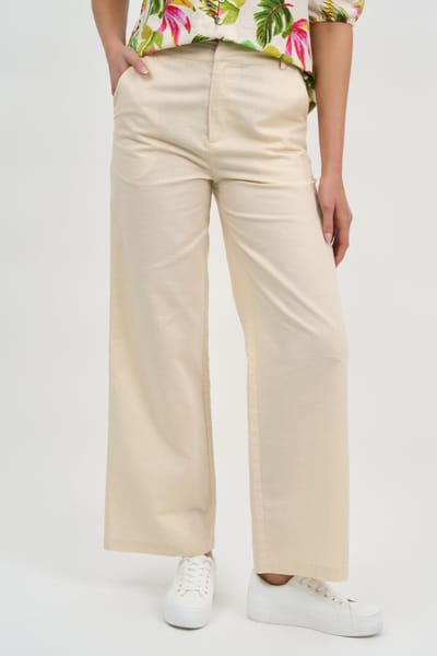 Essential Linen Pant Natural Liberty Rose