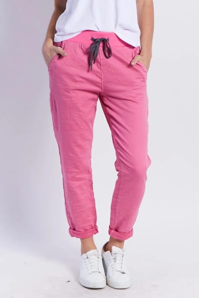 Chino Jogger Pink Leoni