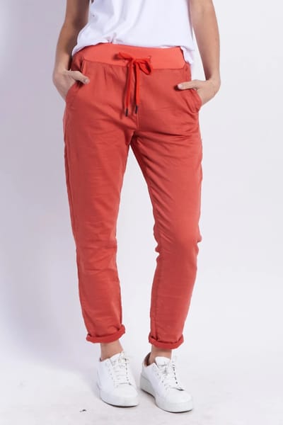Chino Jogger Rust Leoni