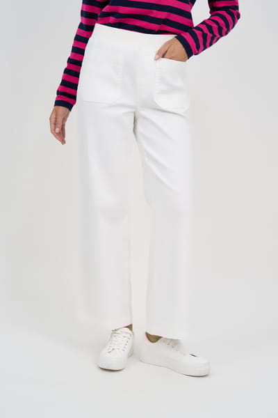 Carpenter Stretch Leg Jean White Threadz