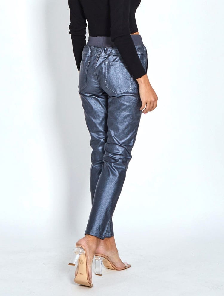 Metallic Jogger Charcoal Leoni