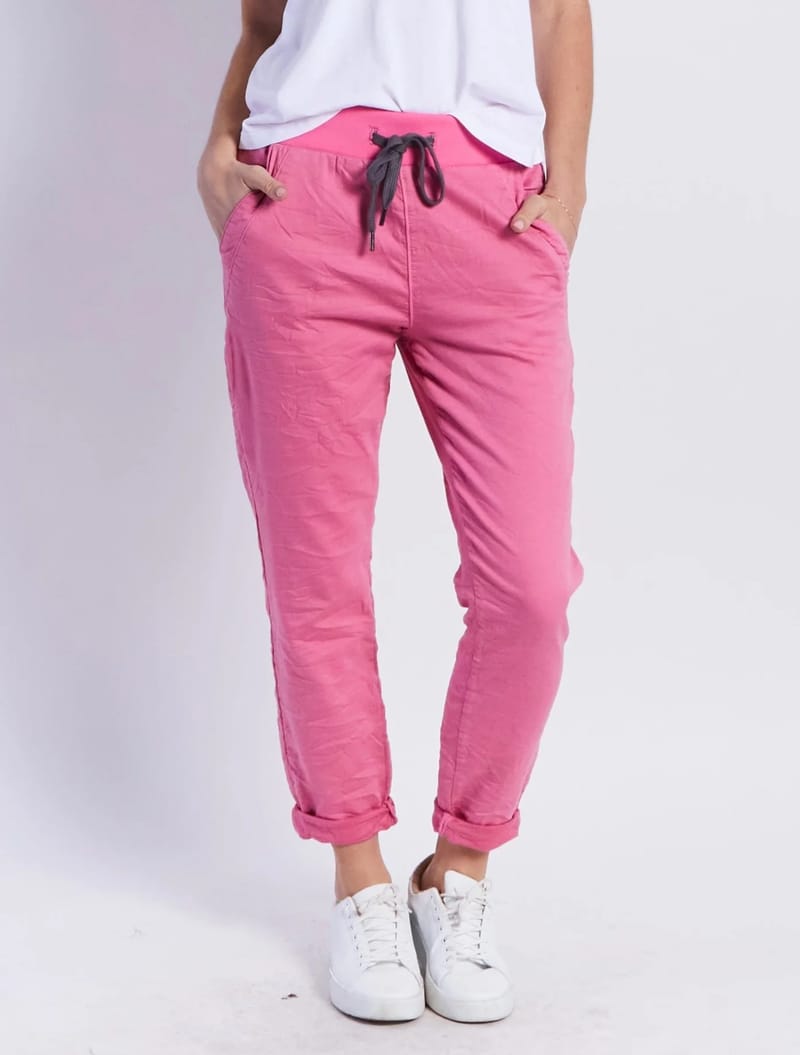 Chino Jogger Pink Leoni