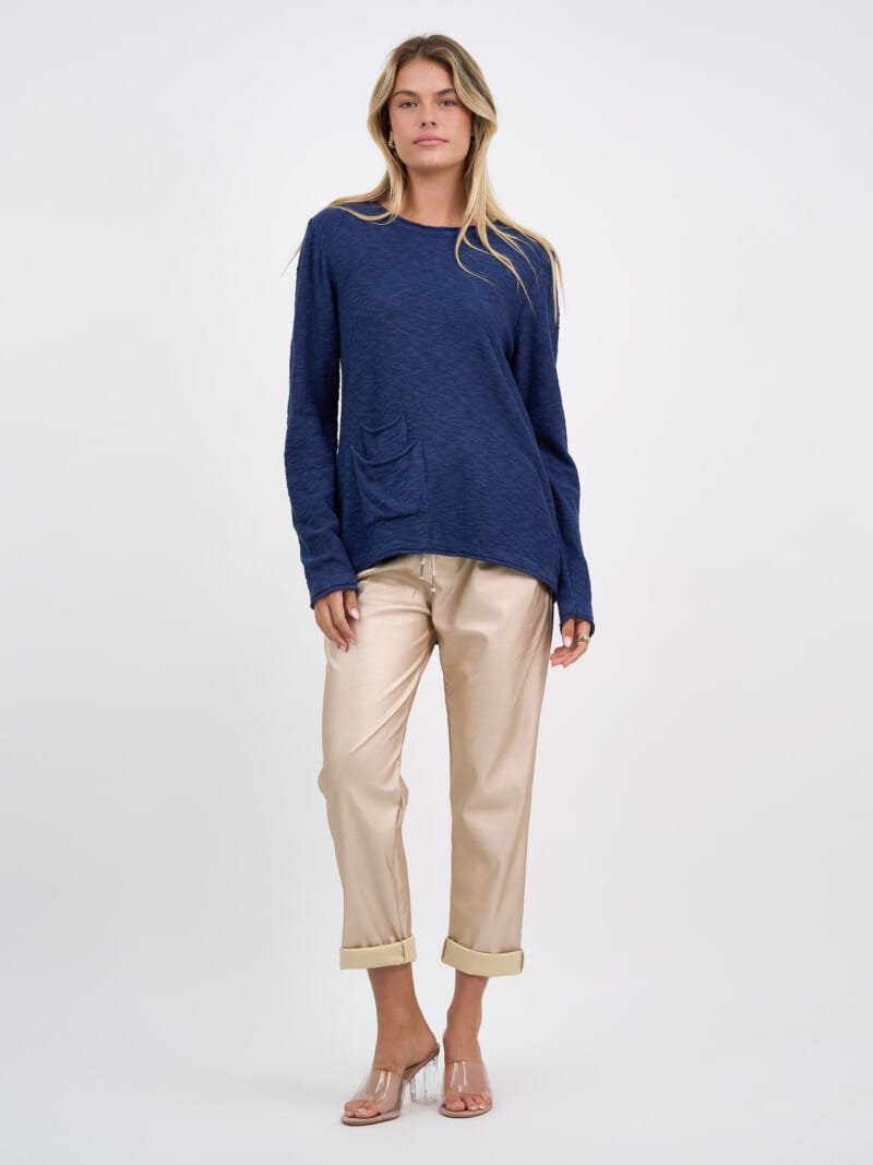 Double Pocket Knit Black Worthier