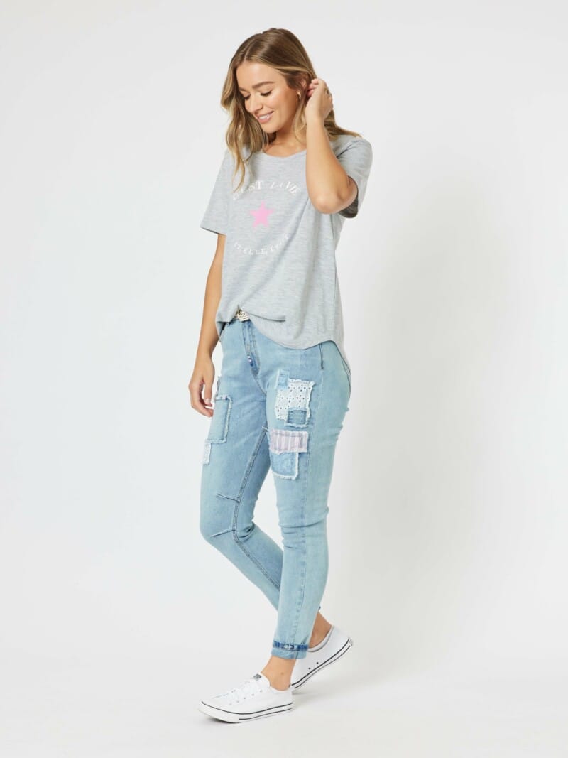 Taylor Patch Jean Denim Threadz