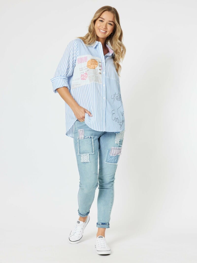 Taylor Patch Jean Denim Threadz