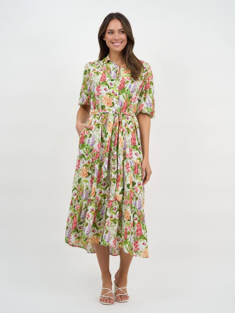 Viscose Shirt Dress Light Blue Liberty Rose