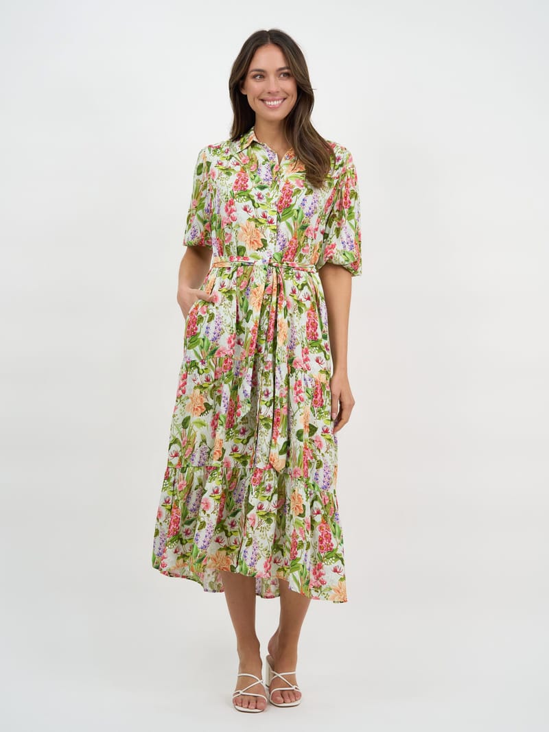 Viscose Shirt Dress Light Blue Liberty Rose
